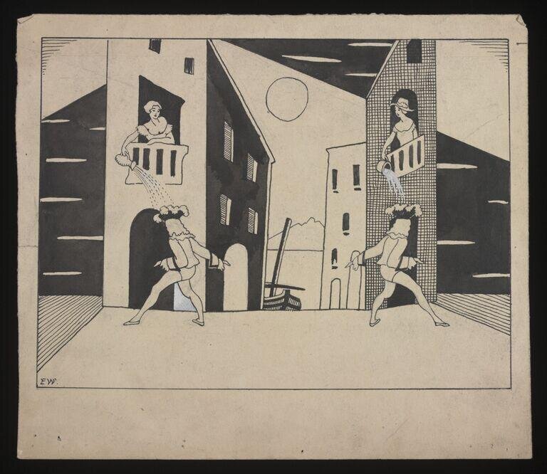 Illustration by Diaghilev Ballets Russes