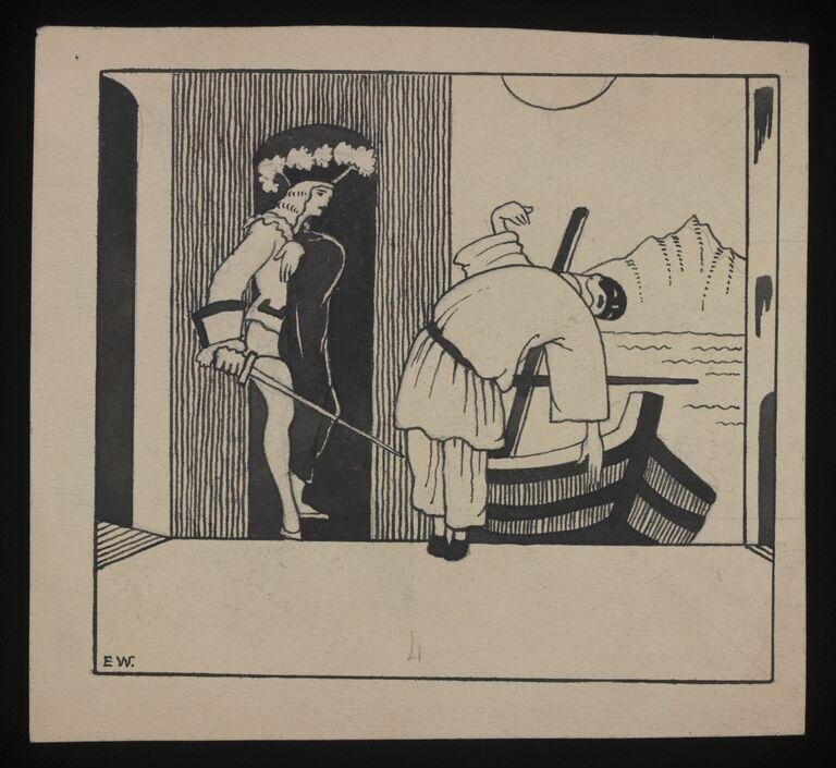 Illustration by Diaghilev Ballets Russes