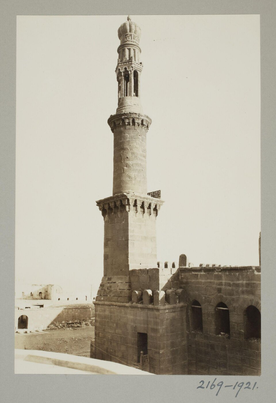 K.A.C. Creswell, Minaret of the mosque of Mamluk Sultan al-Nasir Muhammad at the Citadel, Cairo