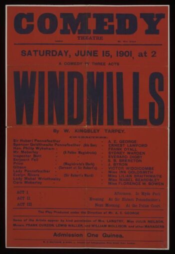 Windmills poster