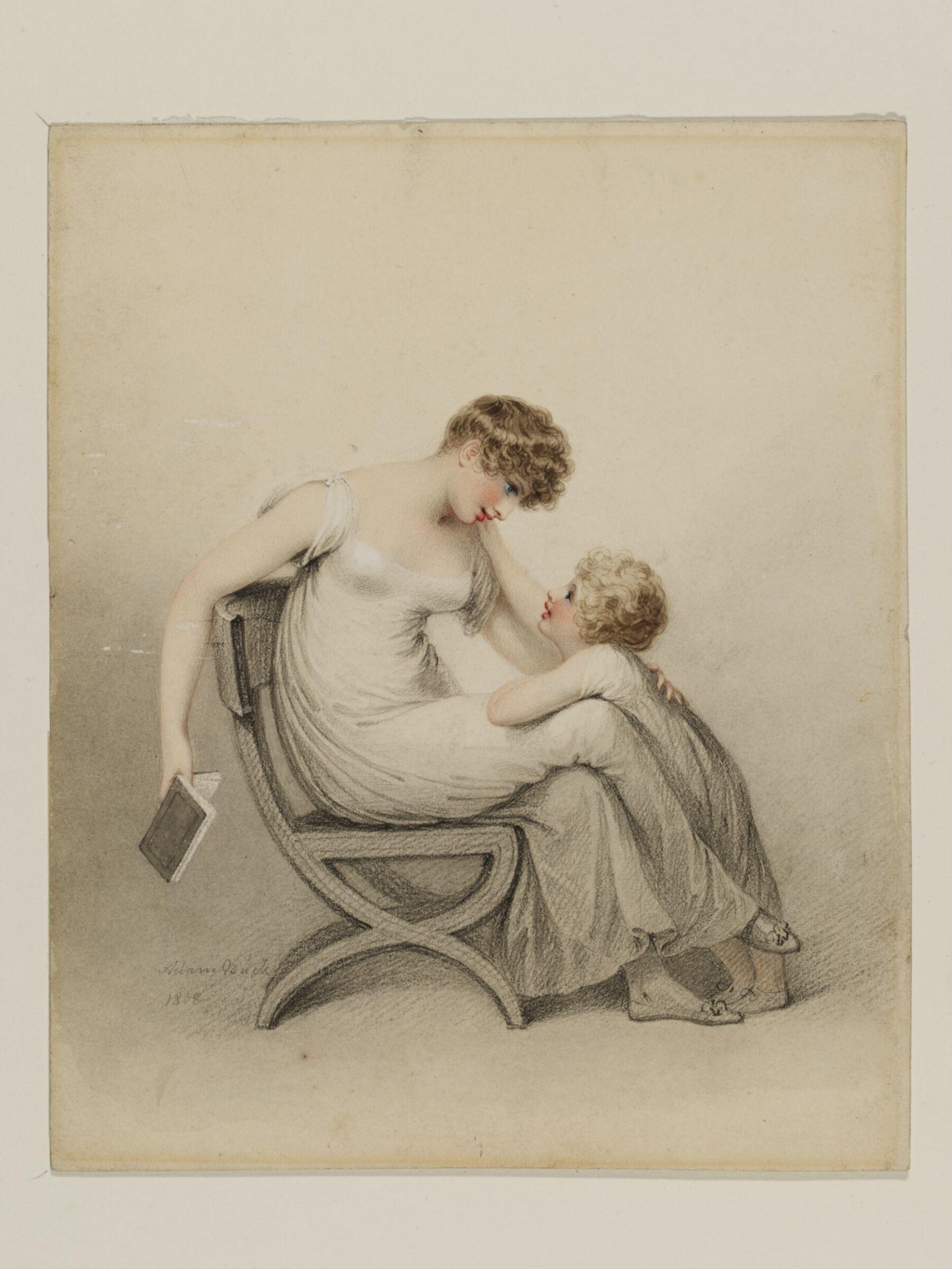 Mother and Child, Adam Buck, 1808