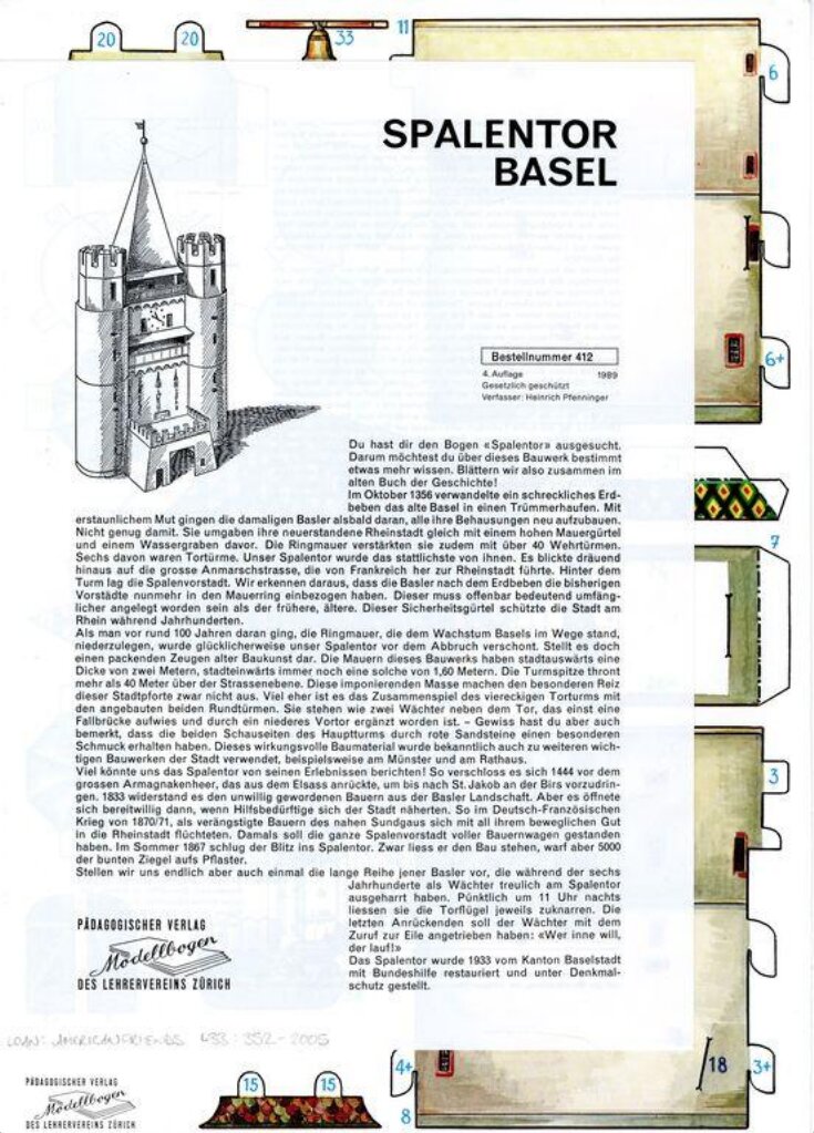Spalentor Basel image