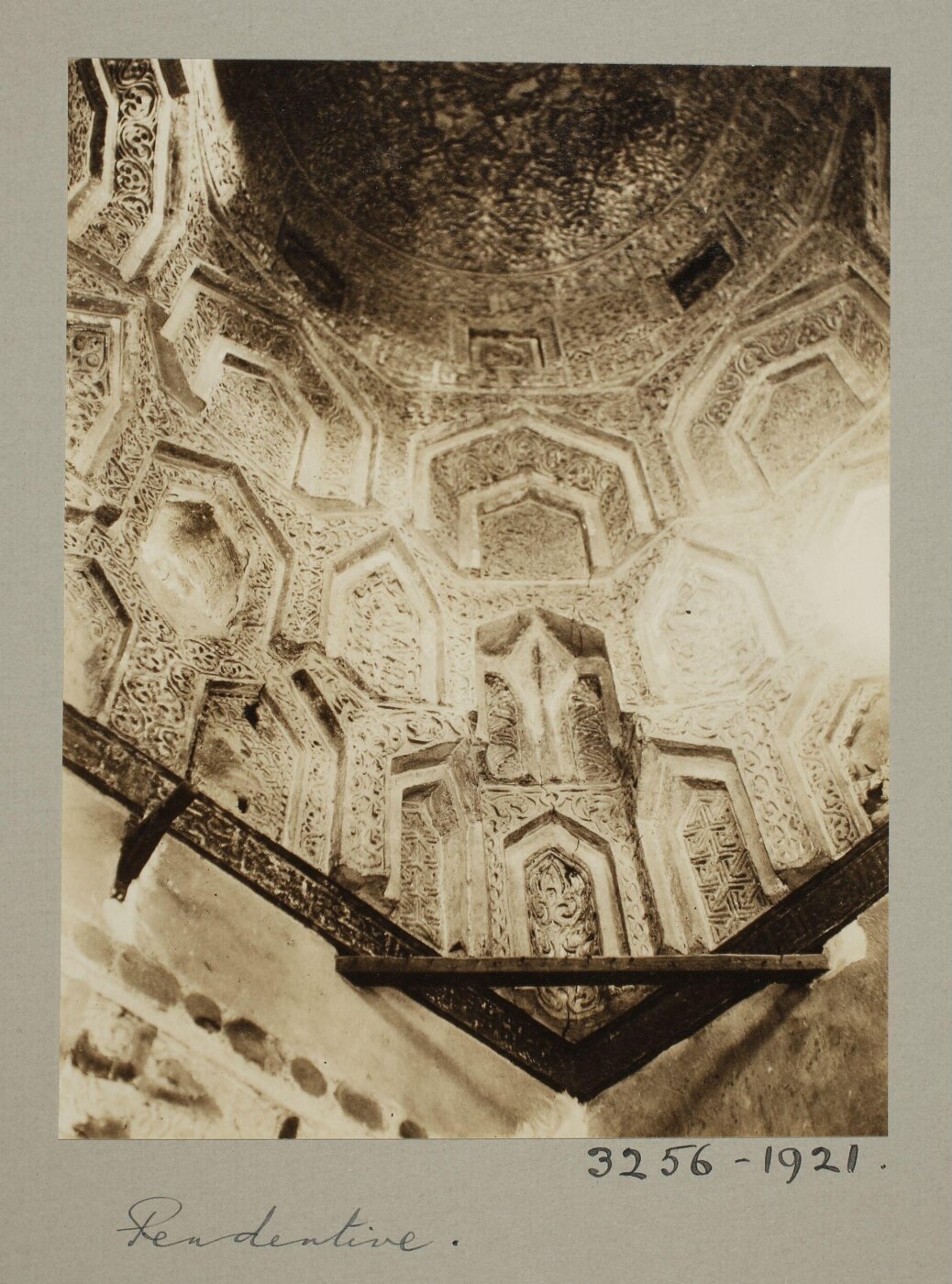 K.A.C. Creswell, Pendentive of the mausoleum and ribat of Ahmad ibn Sulayman al-Rifa'i, Cairo
