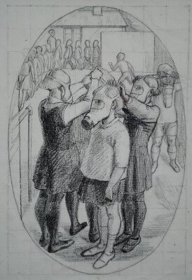 Children Learning to use Gas Masks