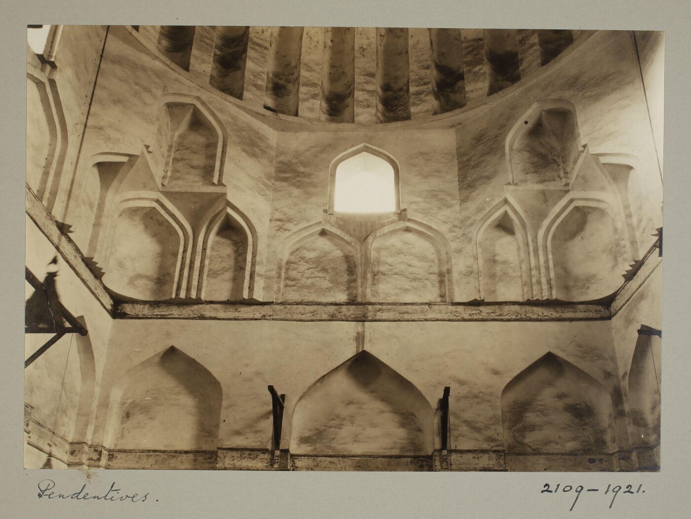 K.A.C. Creswell, Pendentives of dome in the mausoleum of Yahya al-Shabihi, Cairo