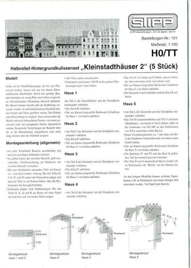 Kleinstadthäuser 2 (5 Stück) image