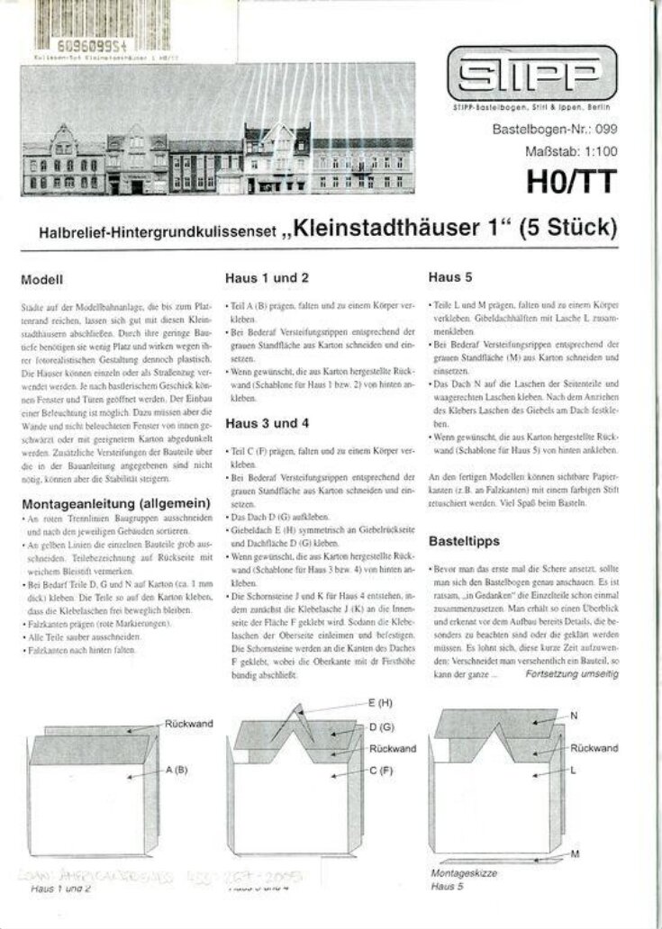 Kleinstadthäuser 1 (5 Stück) image