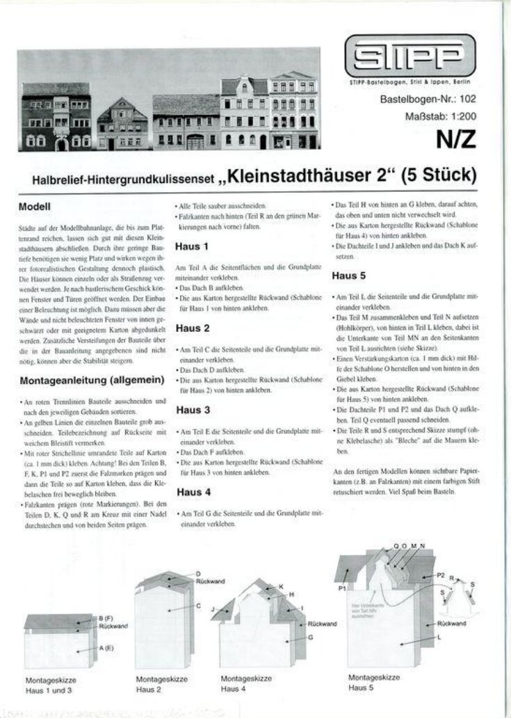 Kleinstadthäuser 2 (5 Stück) image