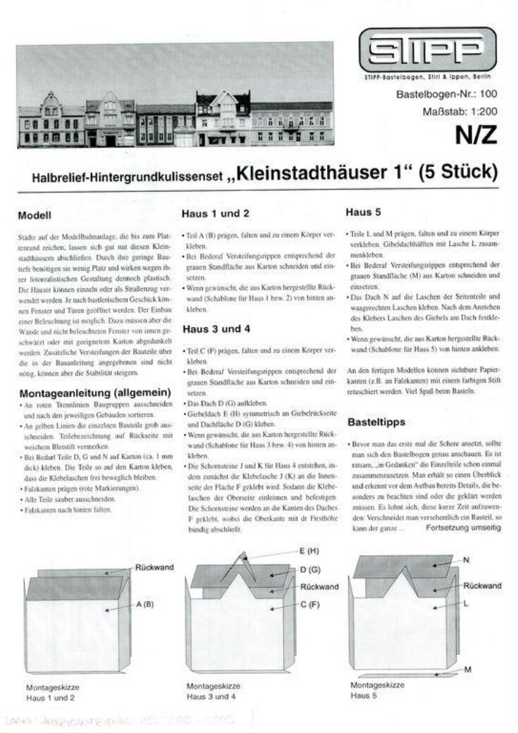 Kleinstadthäuser 1 (5 Stück) image