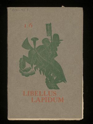 Libellus lapidum ... / the first part of a collection of verses and wood-engravings made by H. P. and D. J. who having no windows left in their own dwellings take a mean advantage of their neighbours, the result can be shared by the public for one shilling & six pence