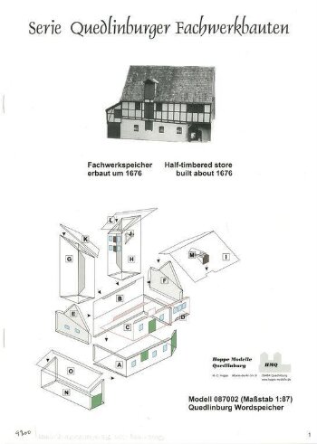 Fachwerkspeicher / Half-timbered store