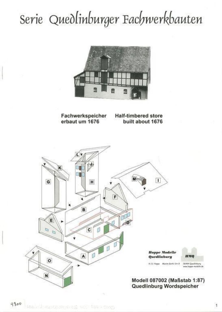 Fachwerkspeicher / Half-timbered store image