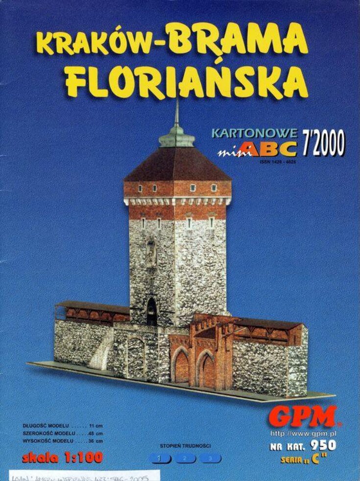 Kraków-Brama Florianska top image