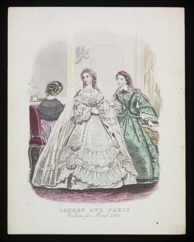 London and Paris Fashions for March 1861