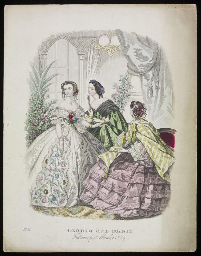 London and Paris Fashions for March 1859