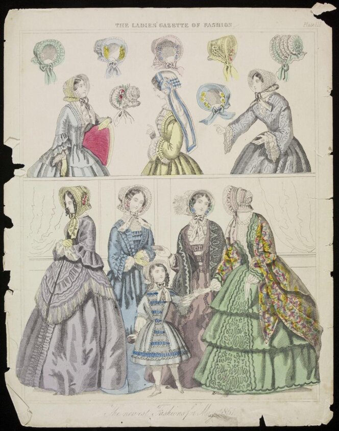 The Newest Fashions for May 1851