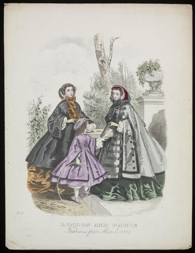 London and Paris Fashions for March 1860