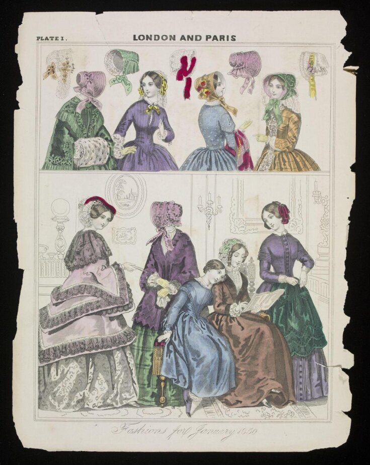 1850 fashion music and art