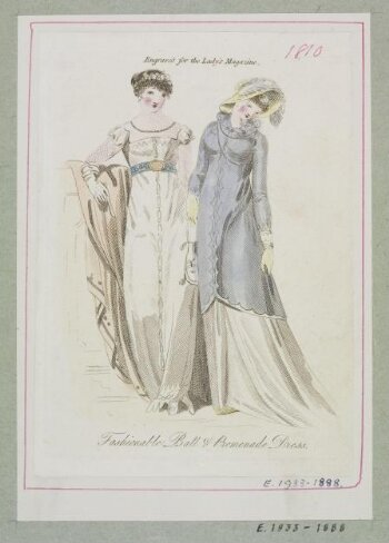 Fashionable Ball & Promenade Dress