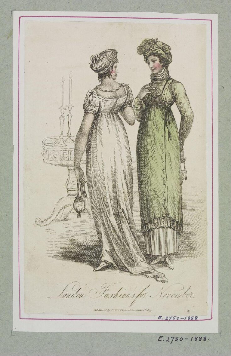 London Fashions for November 1813 top image