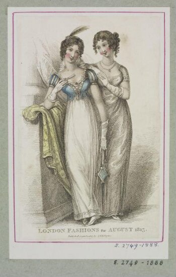 London Fashions for August 1813