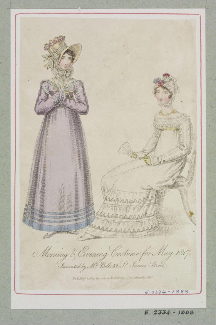 Morning & Evening Costume for May 1817 top image