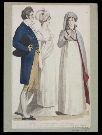 Morning and Evening Dresses for May 1807