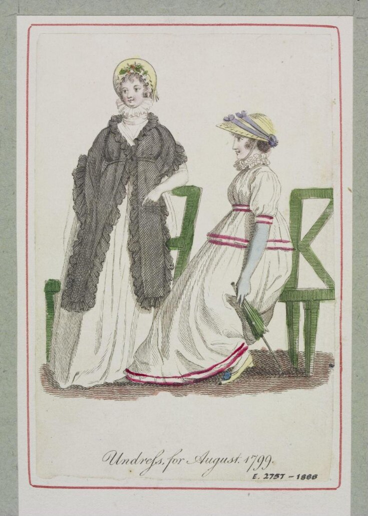 Undress for August 1799 top image