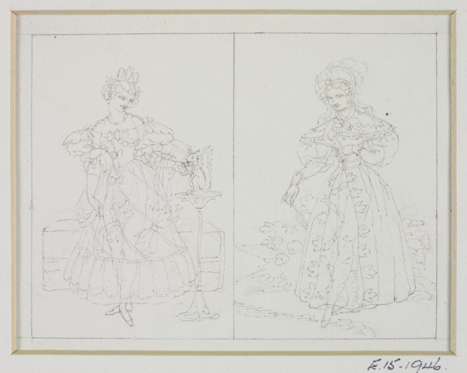 Drawing, Henry Moses, 1818 to 1836