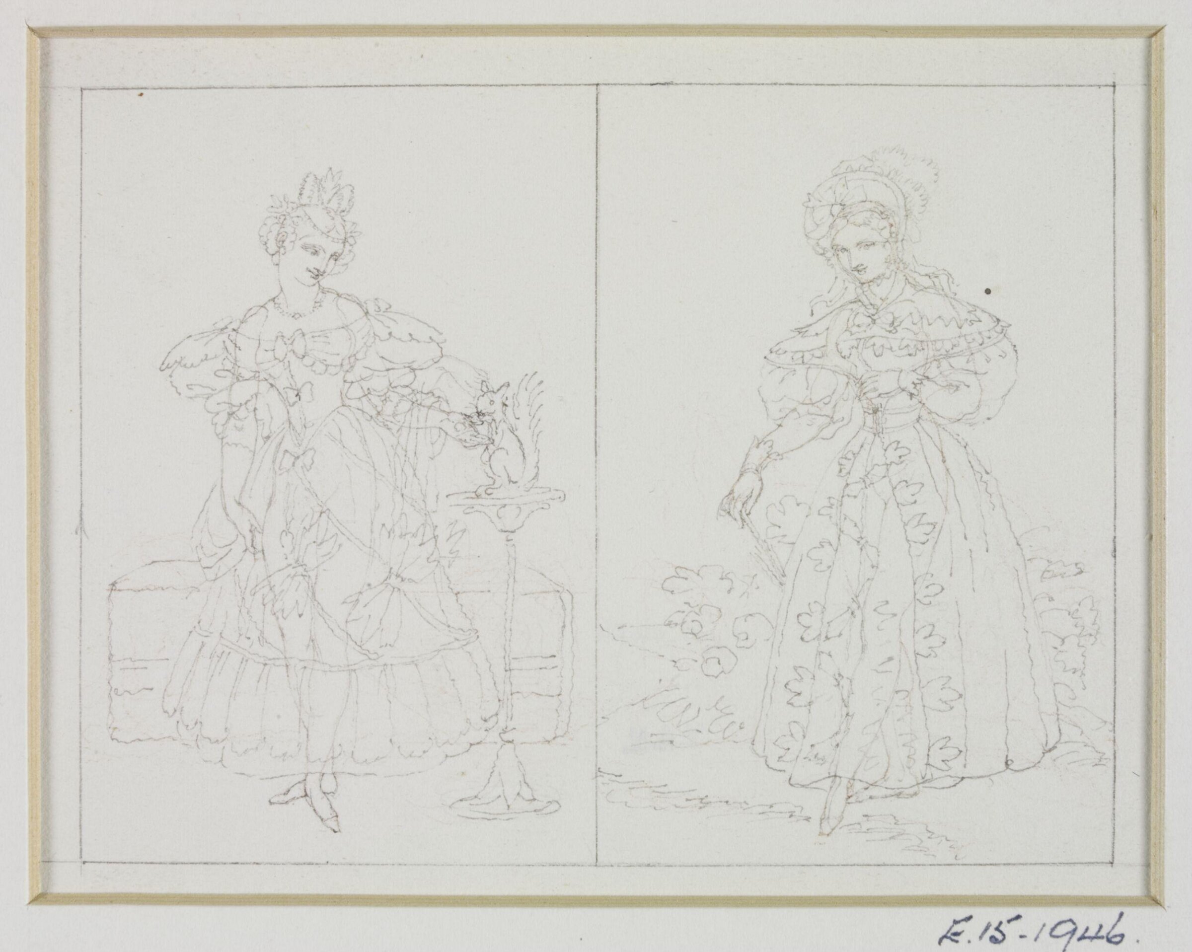 Drawing, Henry Moses, 1818 to 1836