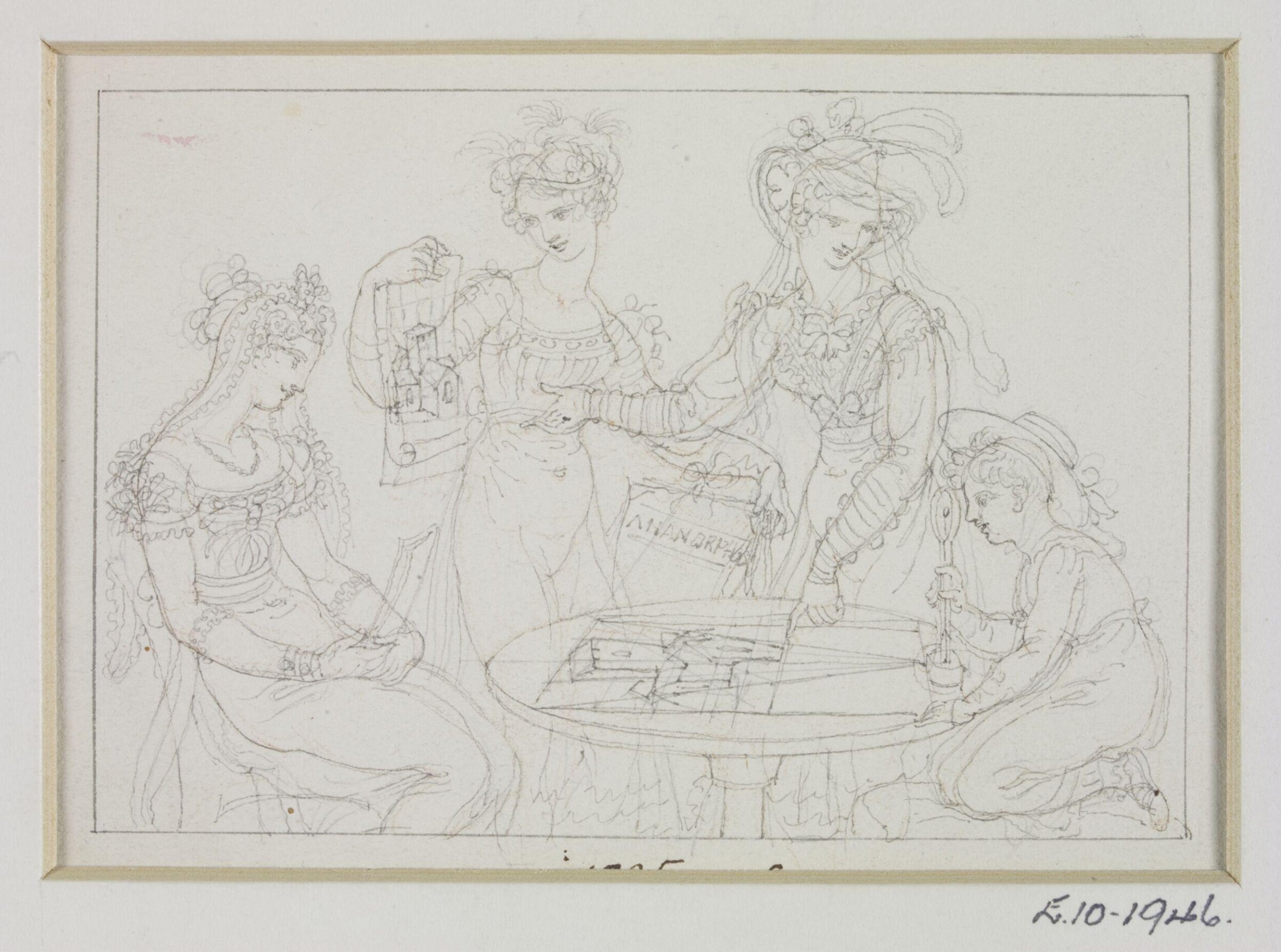 Drawing, Henry Moses, 1818 to 1836