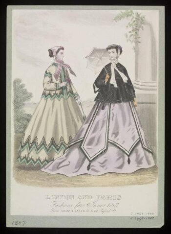 London and Paris Fashion for June 1867