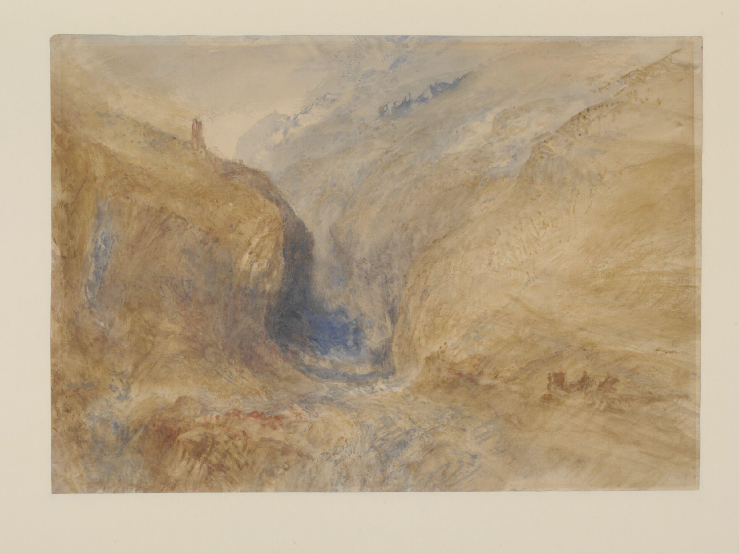 A Swiss Pass, Joseph Mallord William Turner, ca.1848-50