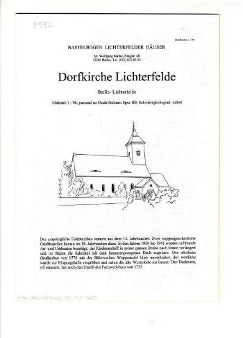 Dorfkirche Lichterfelde