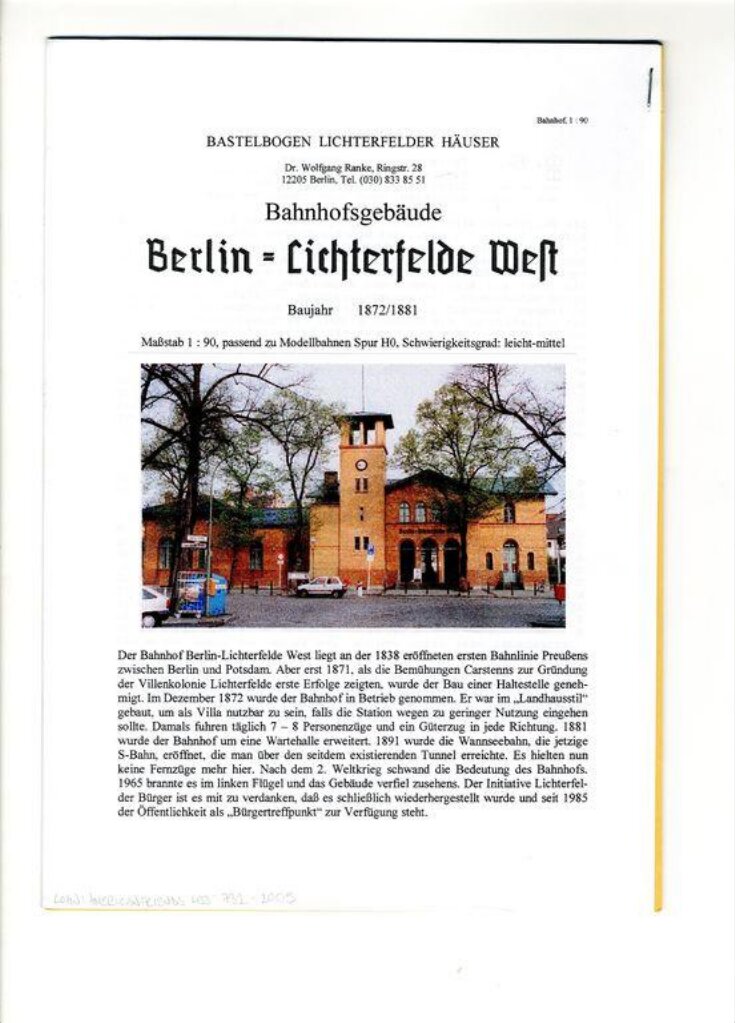 Berlin = Lichterfelde West top image