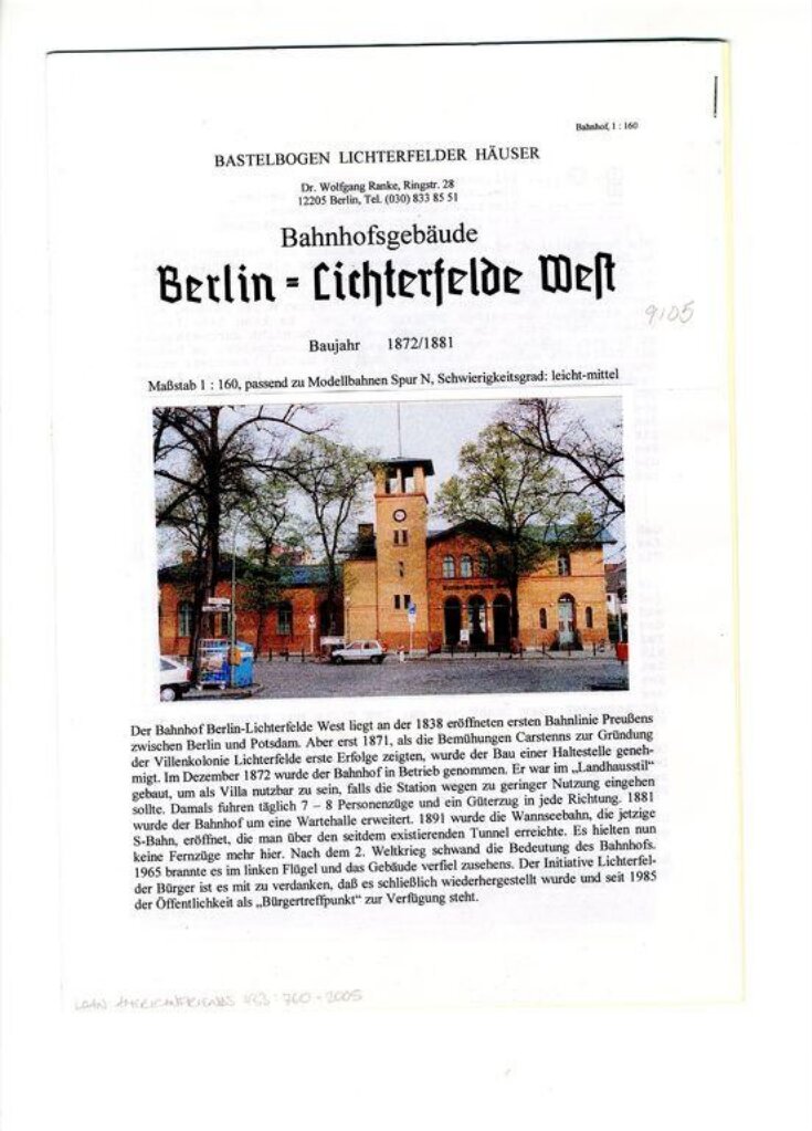 Berlin = Lichterfelde West image