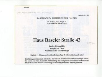 Haus Baseler Straße 43