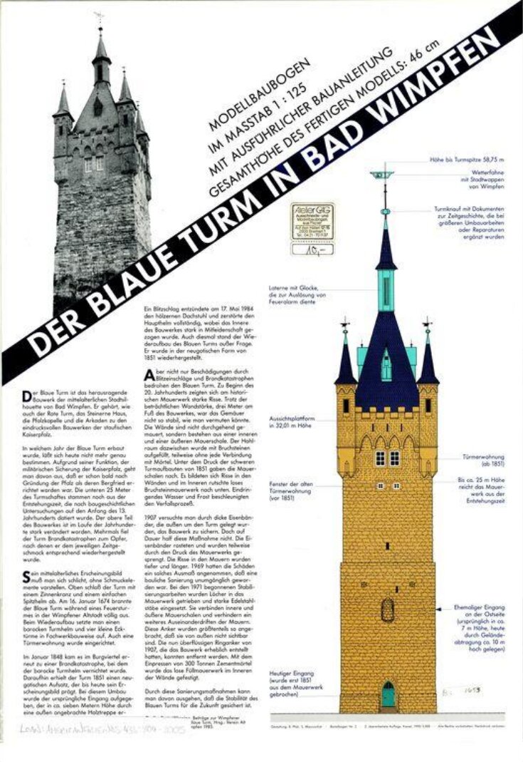 Der Blaue Turm in Bad Wimpfen top image