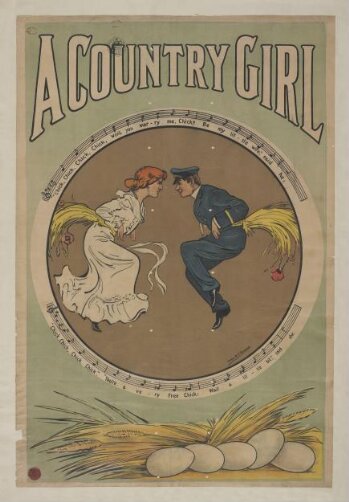 Poster advertising A Country Girl 