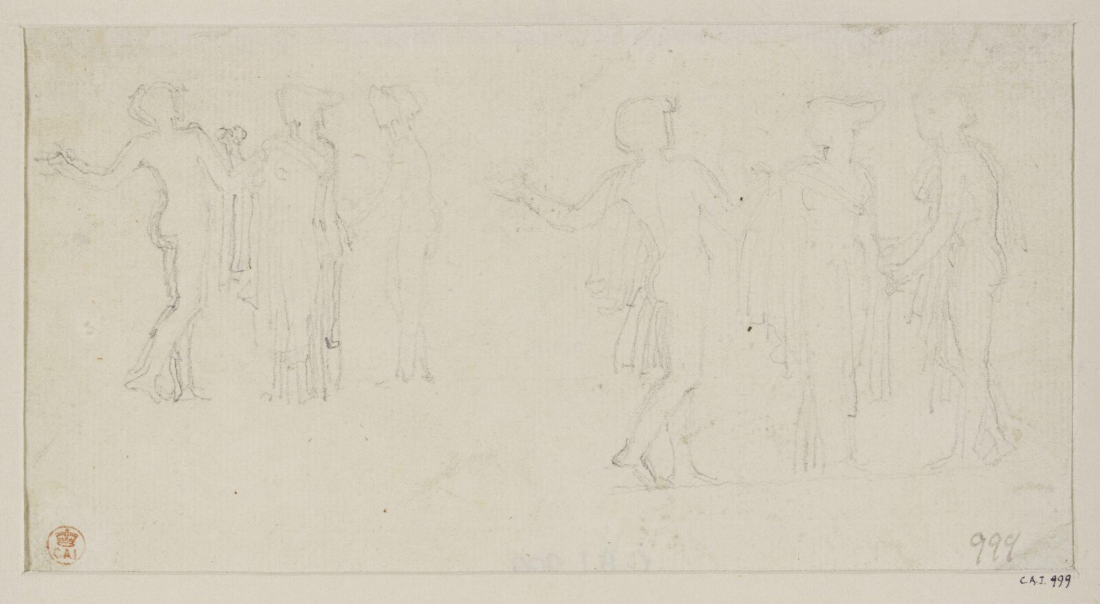 Drawing, John Flaxman, 1810