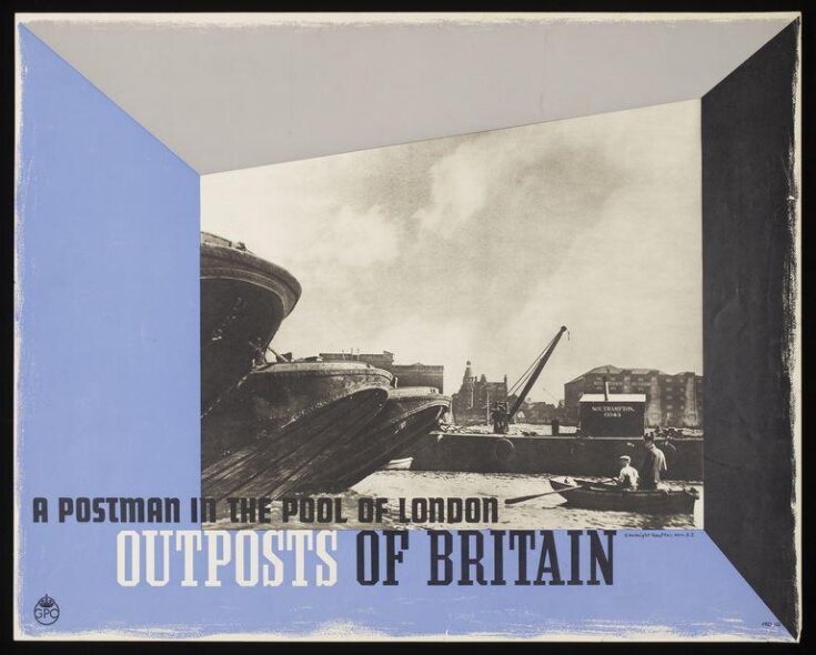 Outposts Of Britain. A Postman In The Pool of London image
