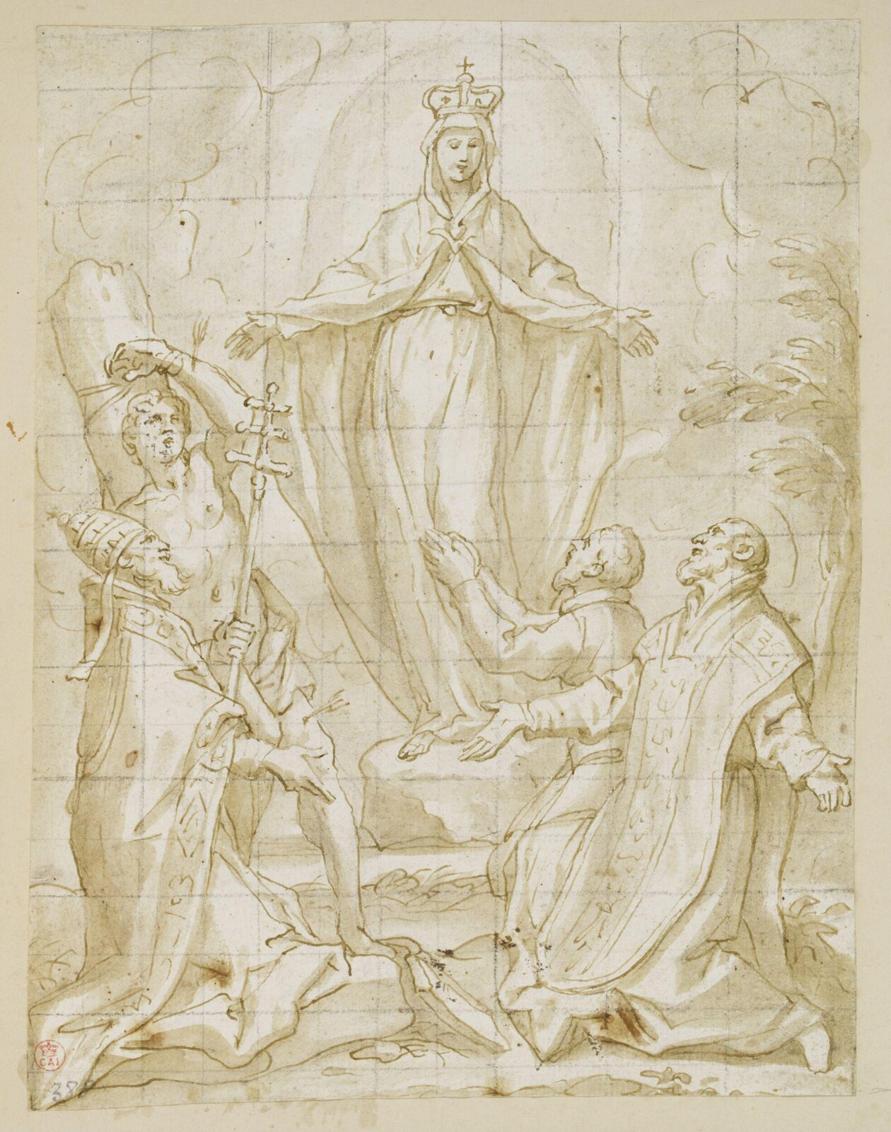 Drawing, late 17th century