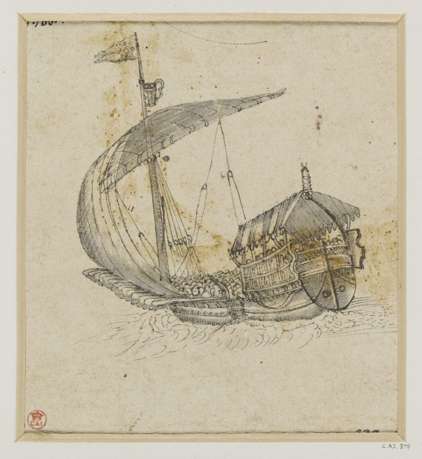 Drawing, mid 16th century