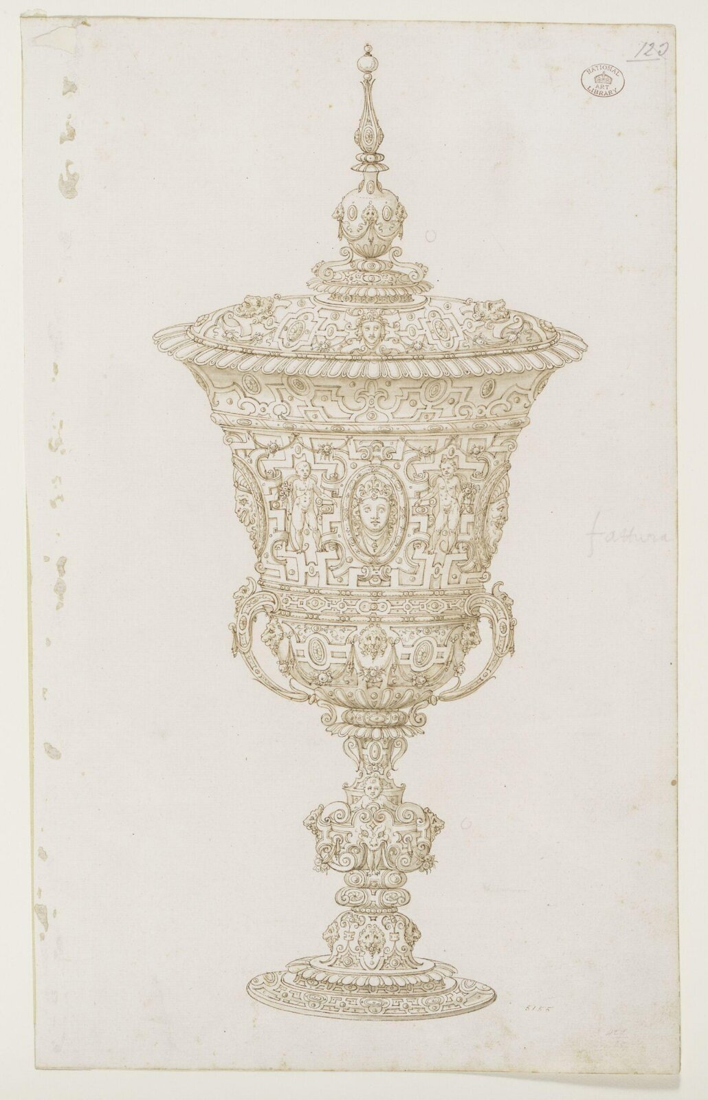Drawing, Erasmus Hornick, c. 1550