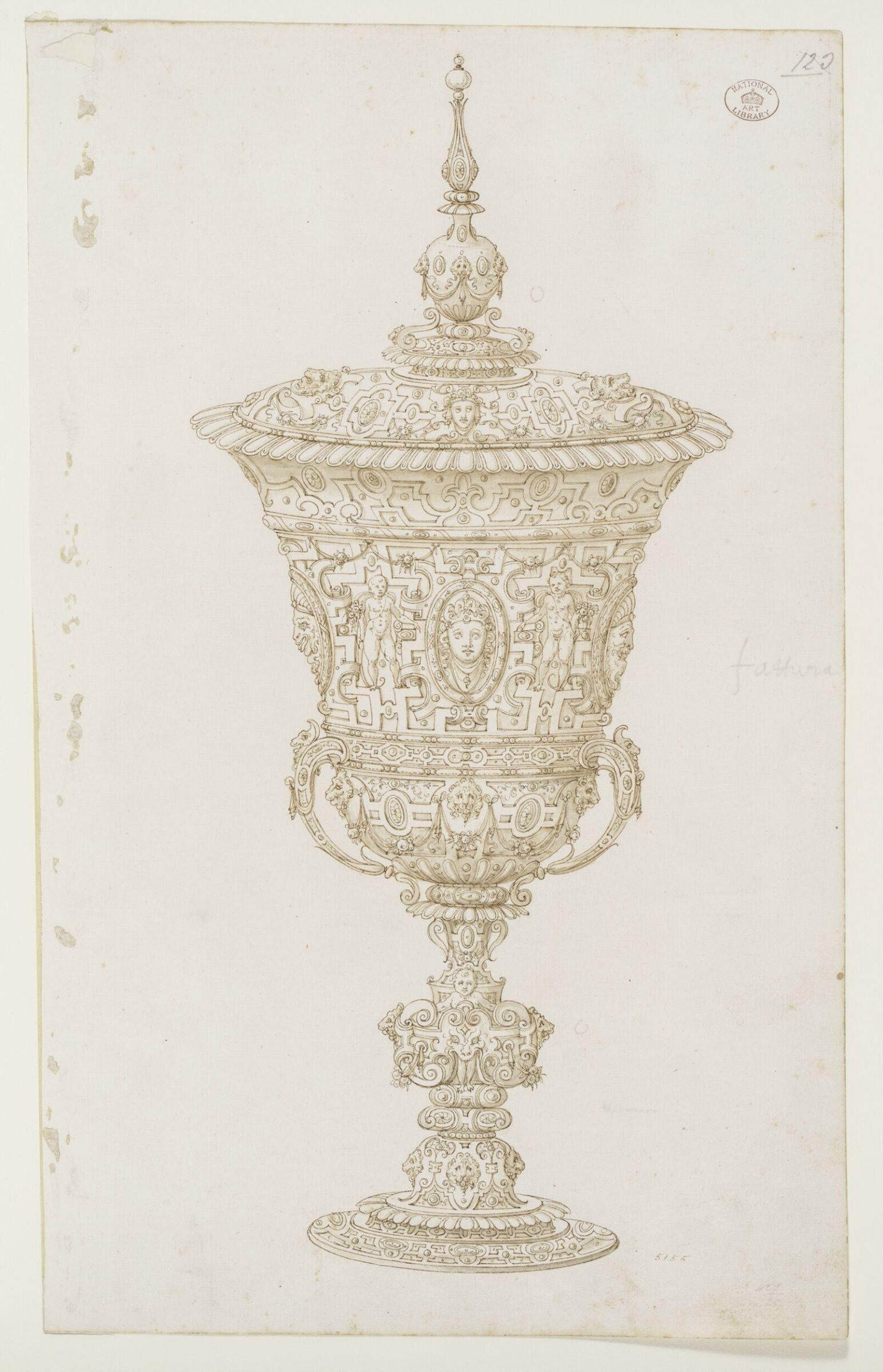 Drawing, Erasmus Hornick, c. 1550