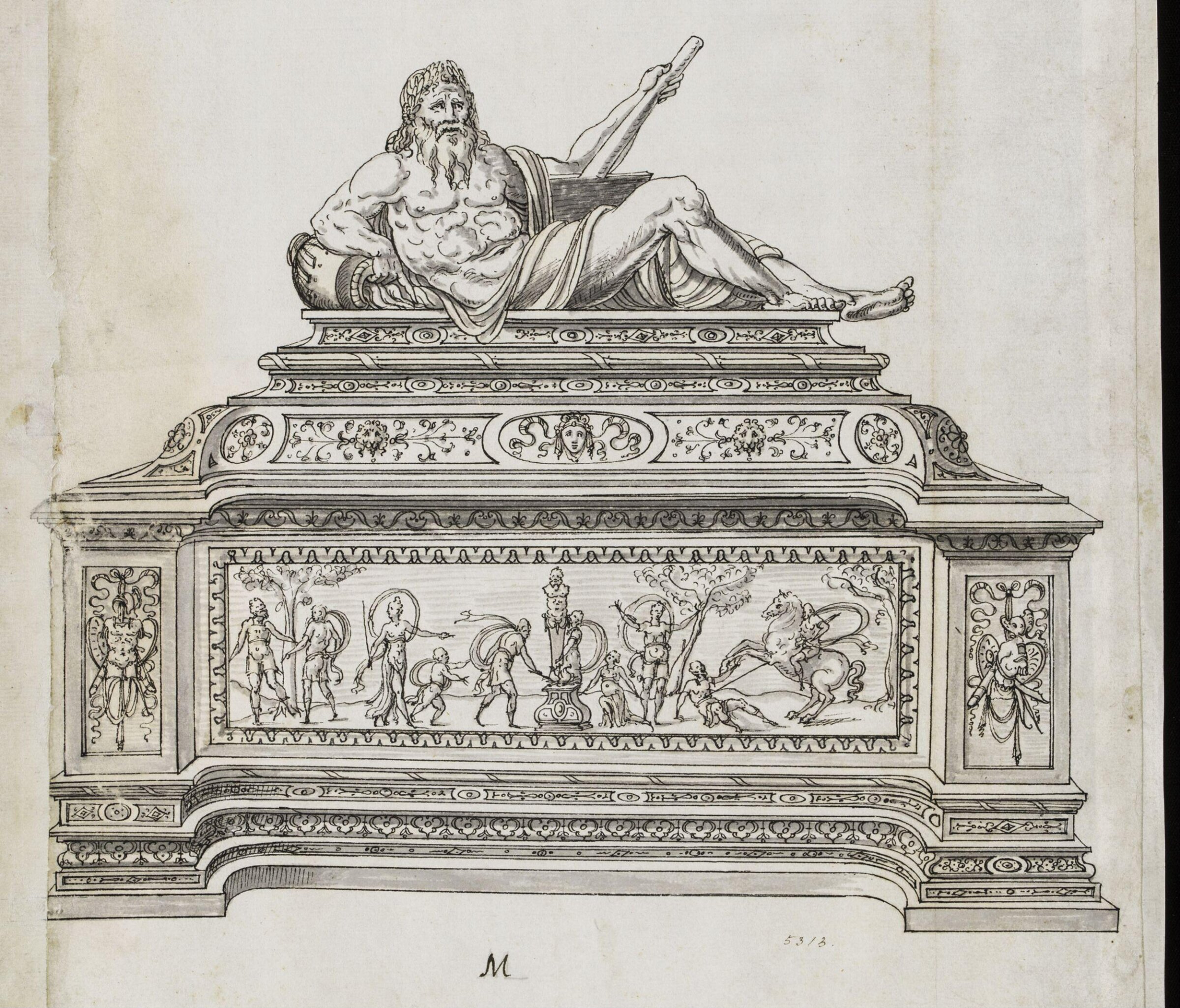 Drawing, Erasmus Hornick, c. 1550