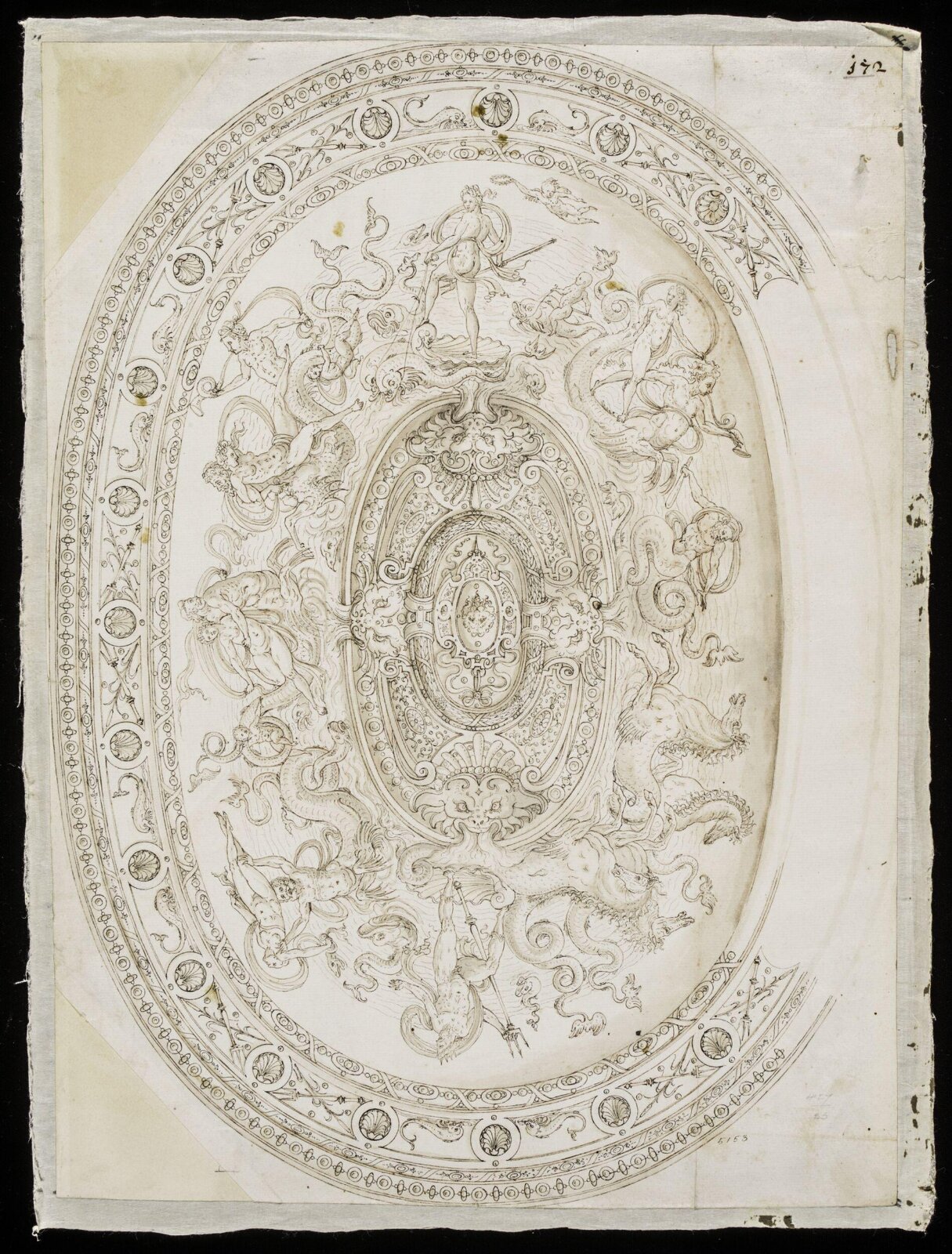 Drawing, Erasmus Hornick, 1582-1583