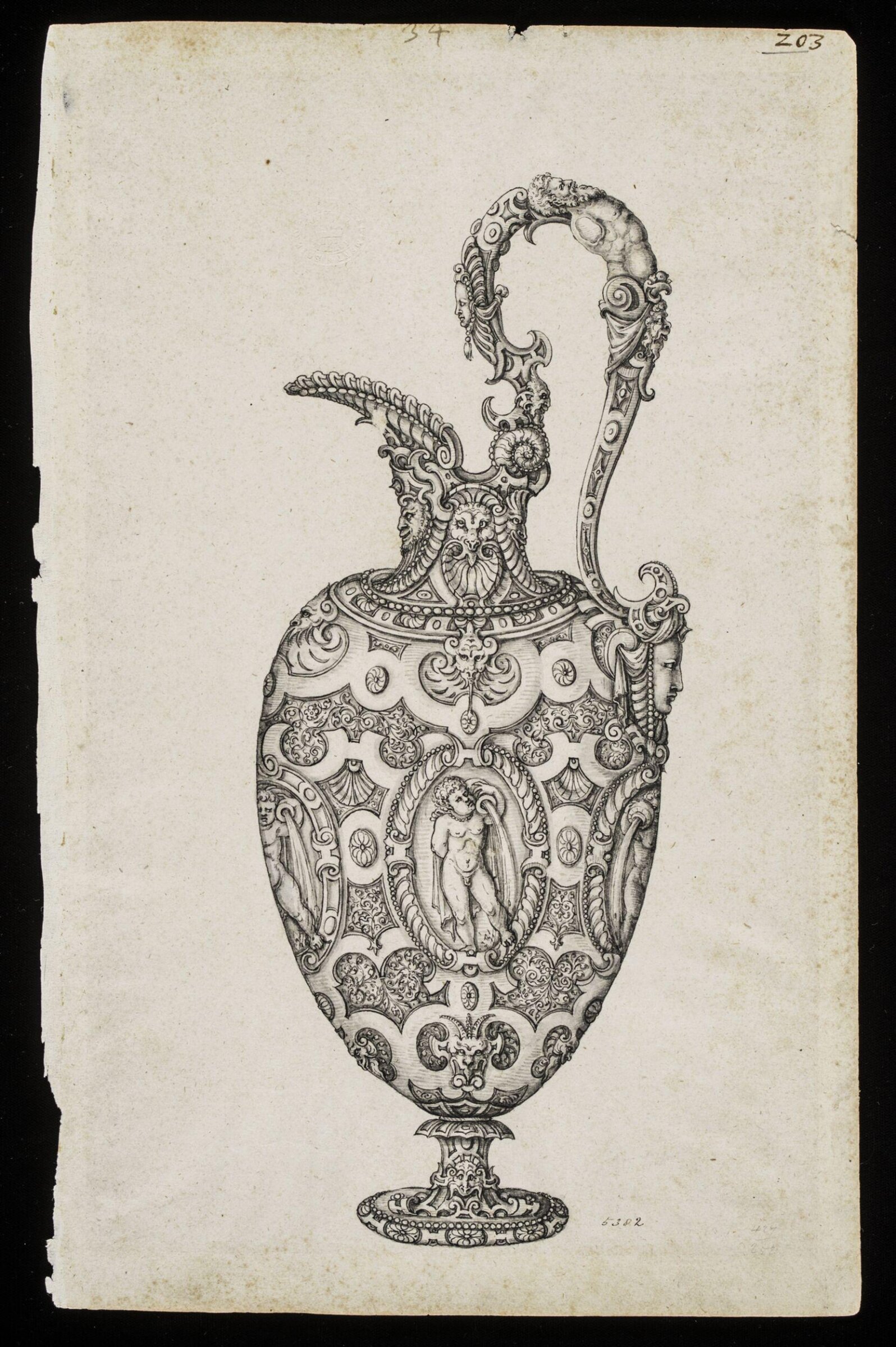 Drawing, Erasmus Hornick