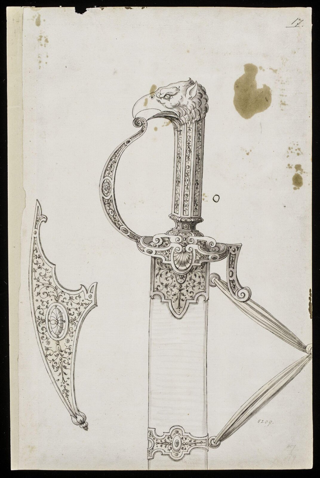Drawing, Erasmus Hornick, 1559-1566