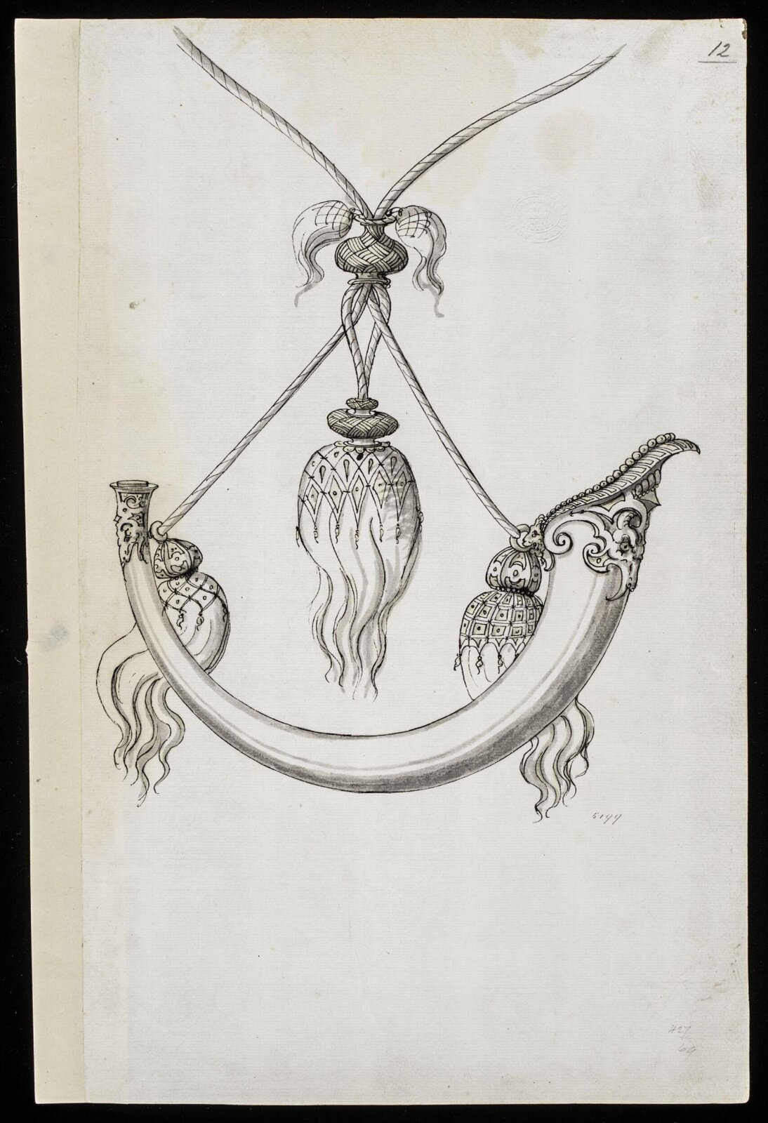 Drawing, Erasmus Hornick, 1559-1566